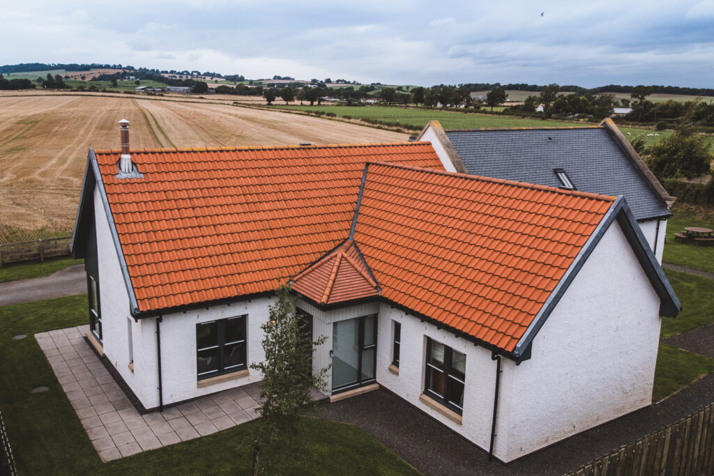 Aerial photo of property for sale in West Lothian