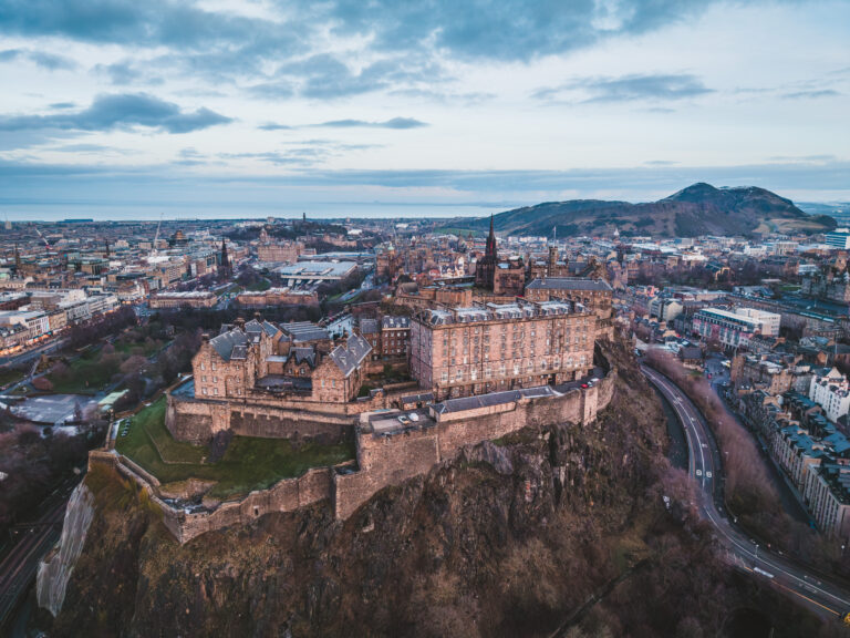 Edinburgh Castle at Sunrise